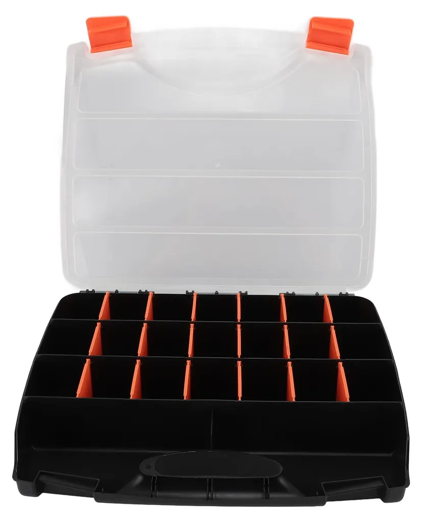 Dites stop au désordre avec cette boîte à outils PVC multi-compartiment - 5