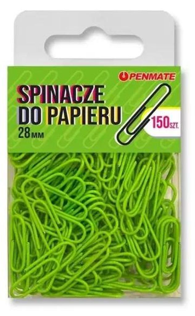Penmate-Büroklammern, grün, 28 mm, TT8319 Produktbild 