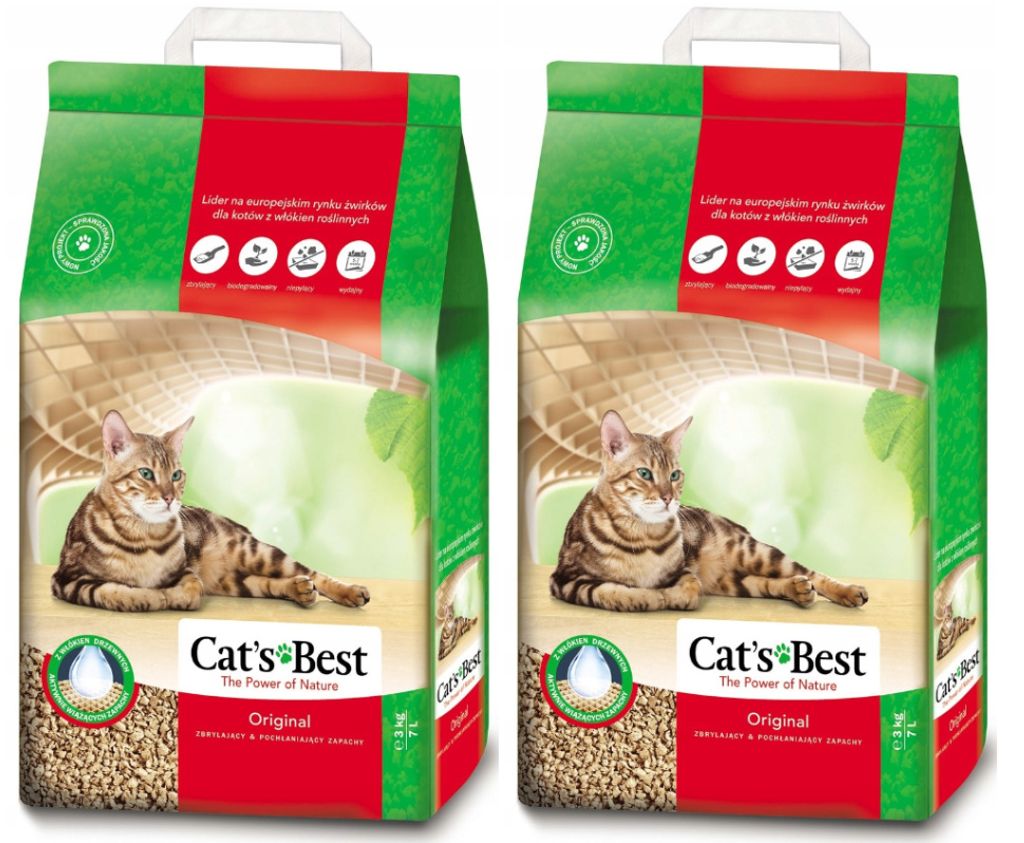 JRS Cat's Best Eco Plus - 10 L - litière pour chats agglomérante 100