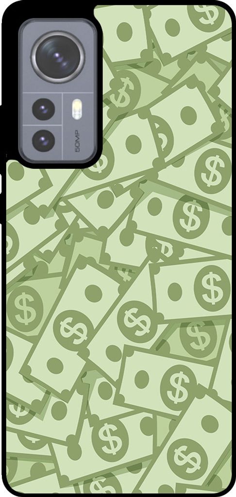 Smartphonica Telefon Fall geeignet für Xiaomi 12 mit Geld Impressum - TPU Backcover Fall mit Geld Design