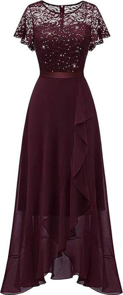Damen Cocktailkleid Berylove elegant mit Rüsche für die Produktbild 
