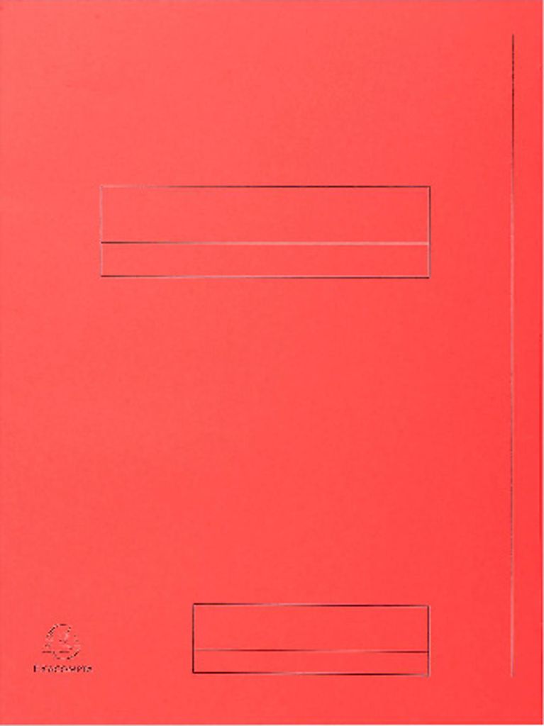 Exacompta 5x 50er Aktenmappe 2 Klappen SUPER 210 24x32cm - Rot - 335008E
