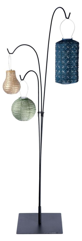 LUMIZ Terrace Standard Lampionständer | Schwarz | 192 cm Produktbild 