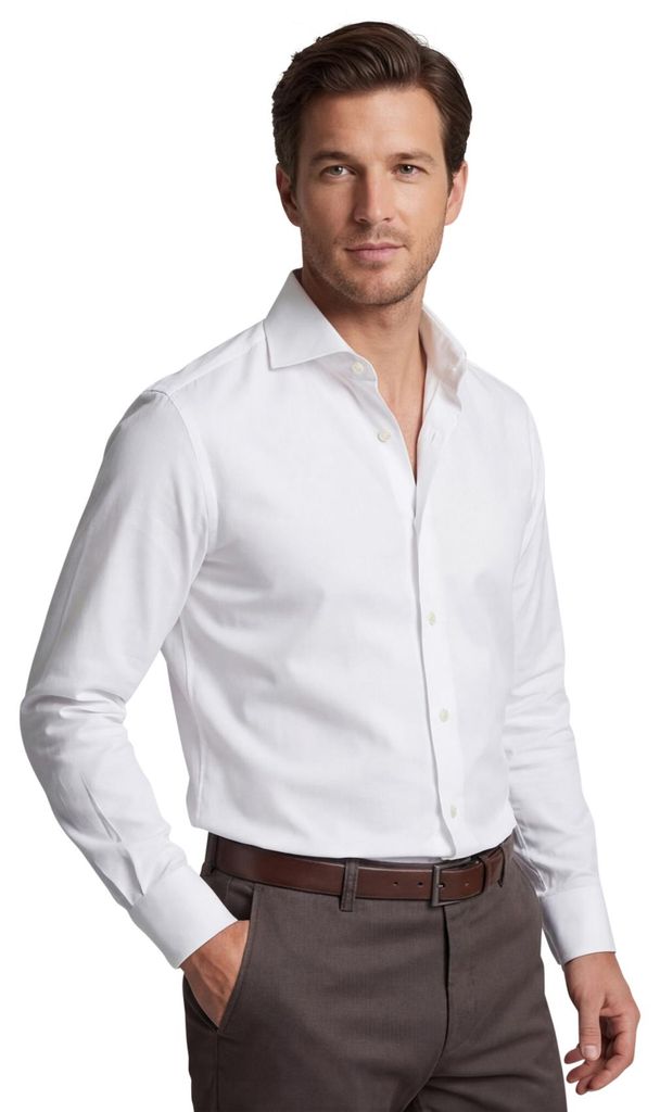 Profuomo Slim Fit weißes Hemd