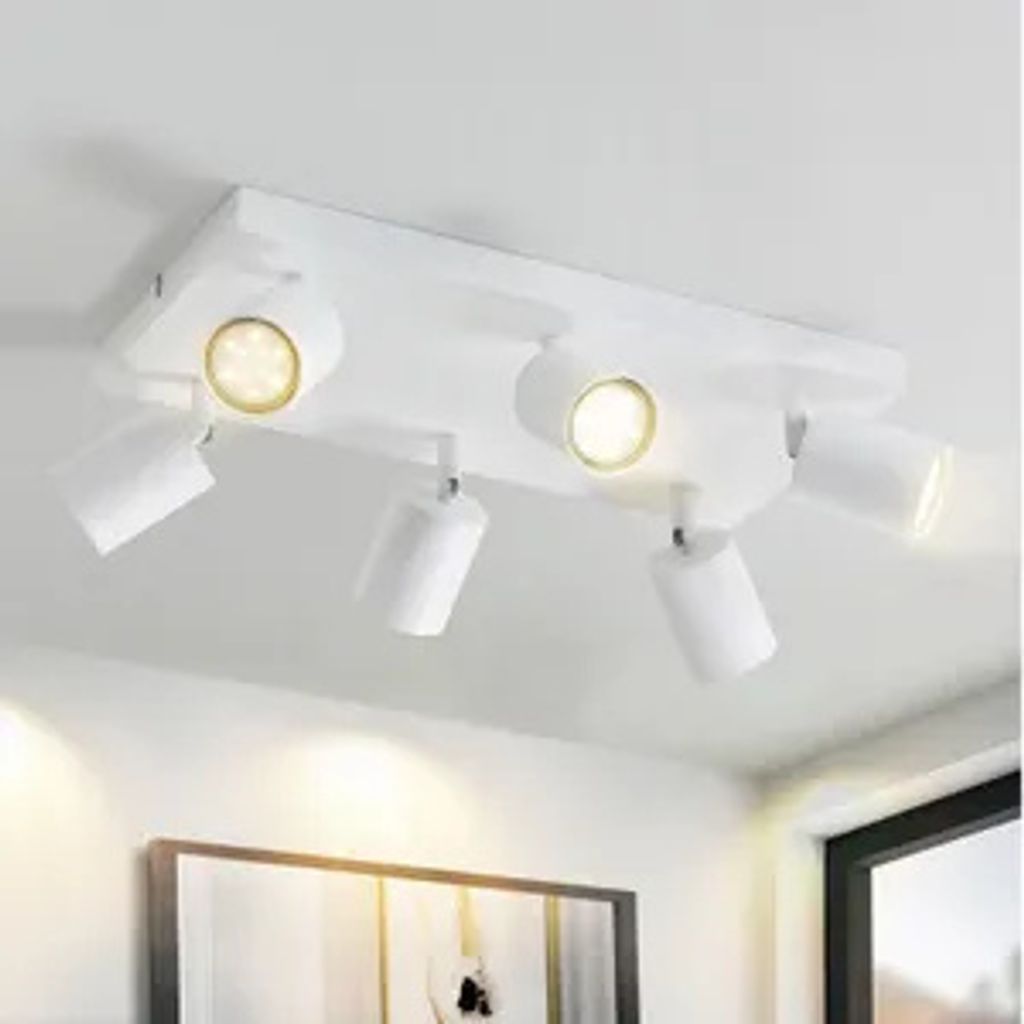 ZMH LED Plafonnier Blanc Spot de plafond : GU10 Plafonnier Image du produit 