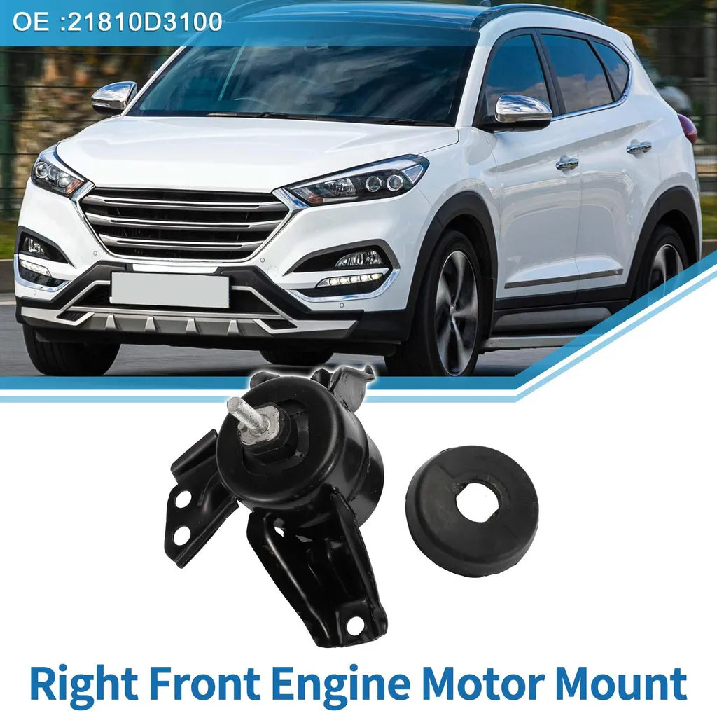 Silent Bloc et Support de Moteur pour Hyundai Tucson 2016-2020 Métal Noir