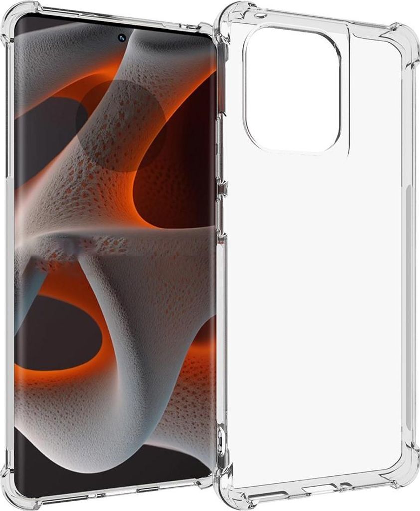 Motorola Edge 50 Pro Hülle - Coverup TPU Back Cover mit AirBag Corners - Transparent