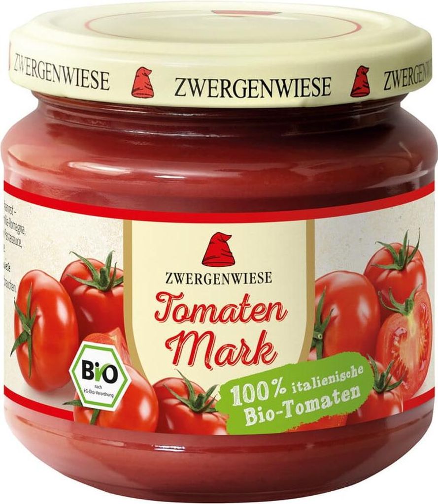 KONCENTRAT POMIDOROWY 22 % BEZGLUTENOWY BIO 200 g - ZWERGENWIESE
