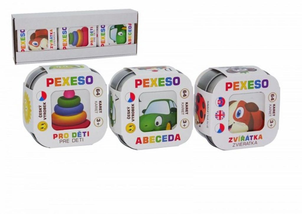 Pexeso 3ks v krabičke, vodeodolné Hmaťák Obrázok produktu 