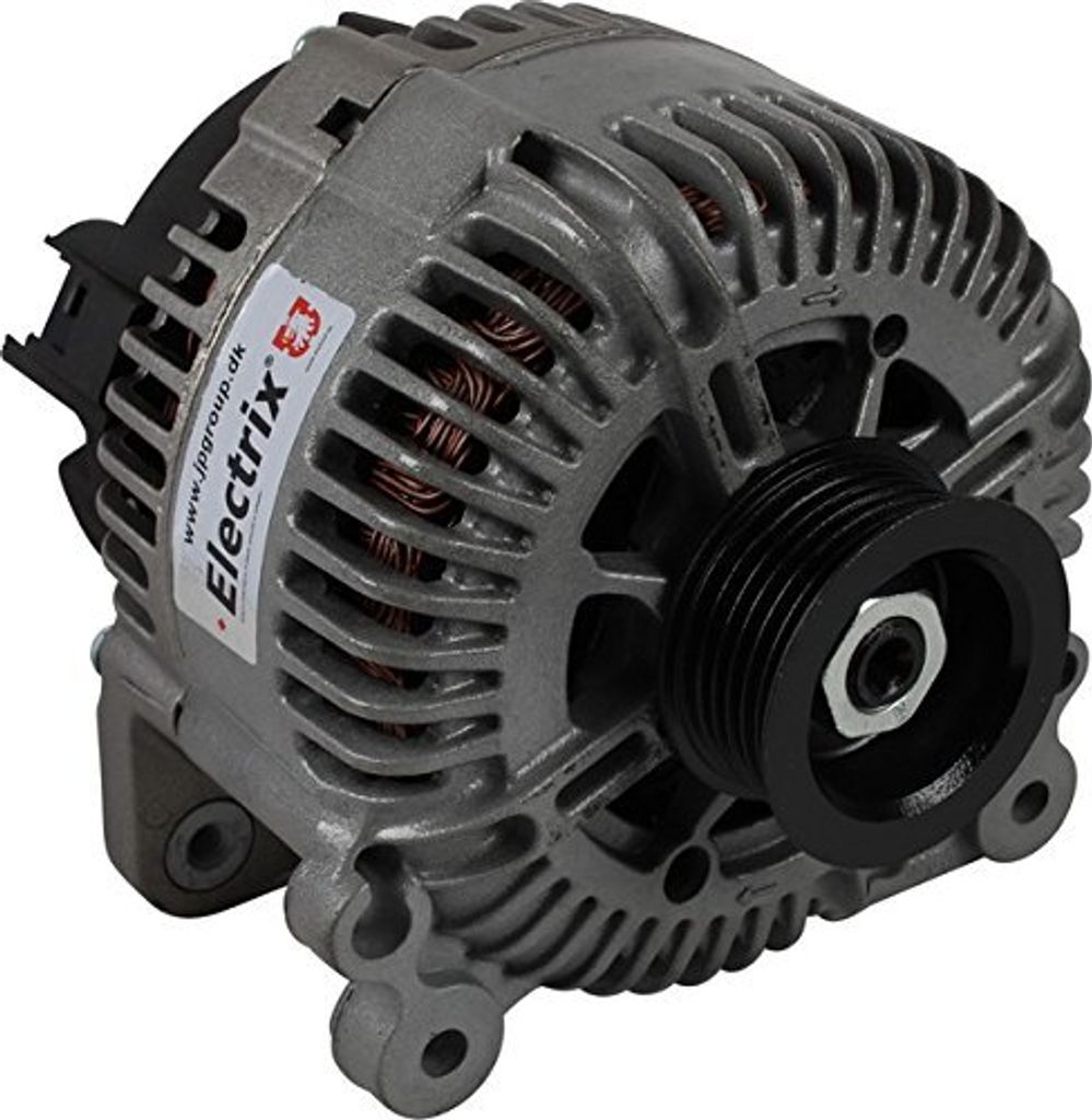 JP GROUP 1190107300 Lichtmaschine Generator LiMa 180A 14V für VW Touareg (7LA, 7L6, 7L7) für AUDI A6 Avant (4F5, C6) A6 Limousine (4F2, C6) Q7 (4LB)