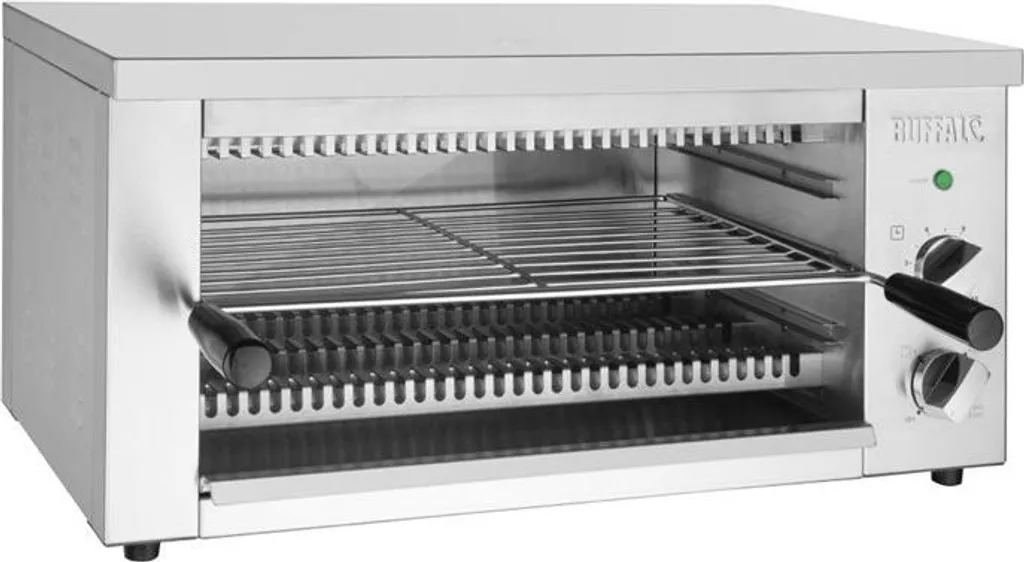 Gril salamandre Buffalo Quartz 2,8 kW - Finies les attentes en cuisine