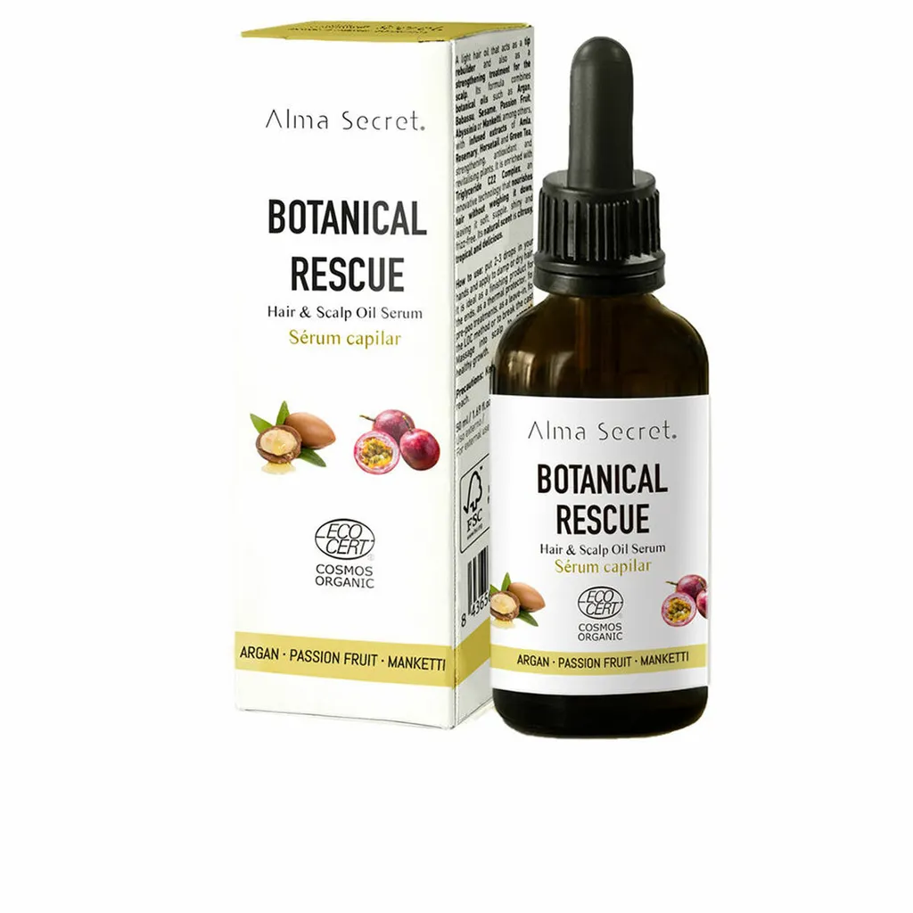 Sérum cheveux bio Botanical Rescue Alma Secret formule nourrissante