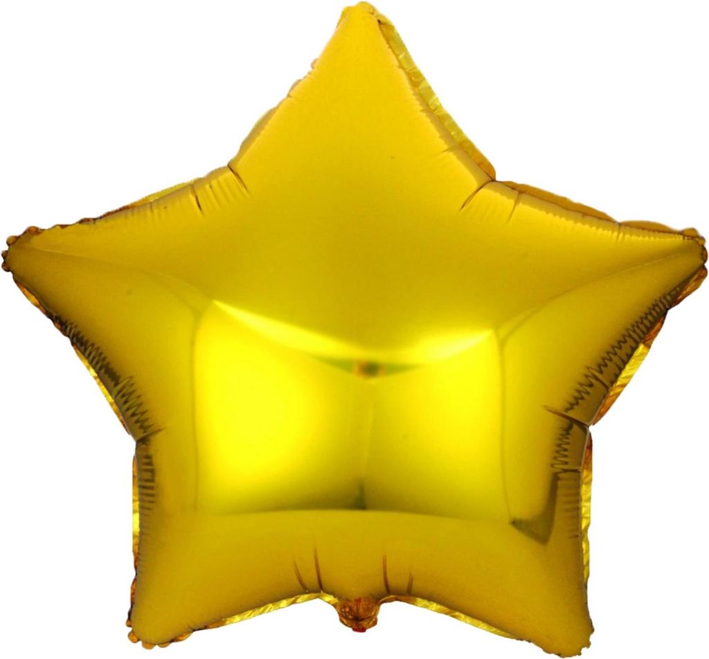 Stella di palloncini in foil, oro, ca. 45 cm Immagine del prodotto 