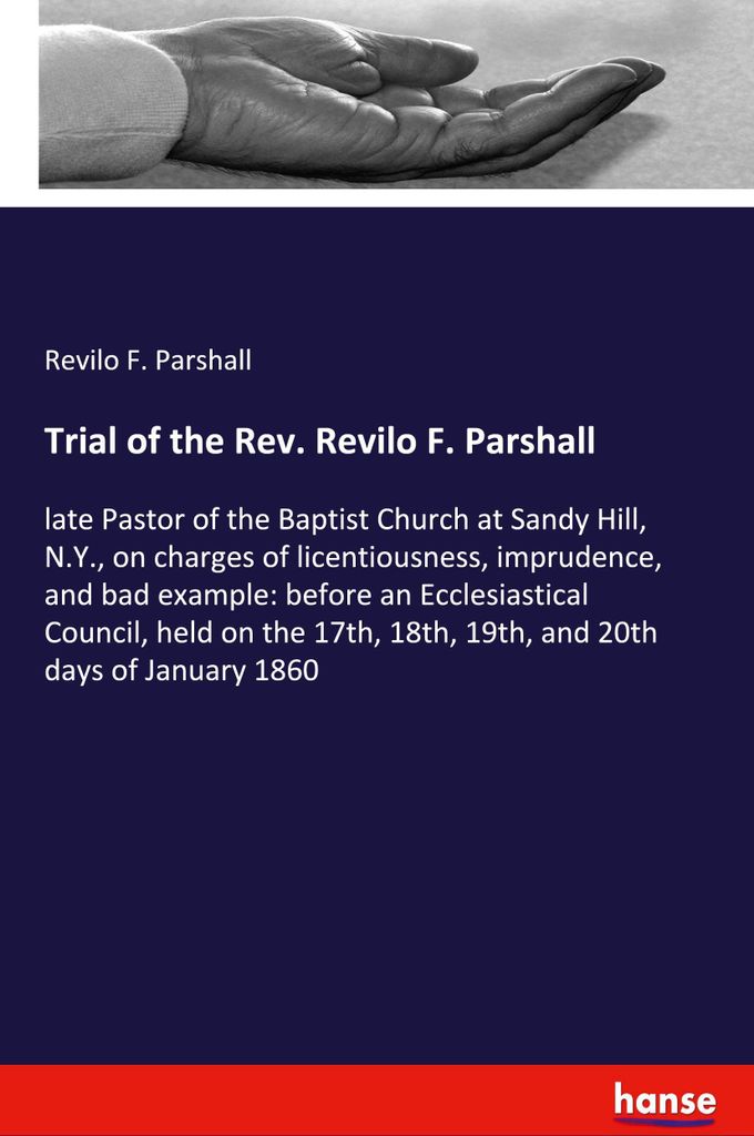 Prozess gegen Pfarrer Revilo F. Parshall