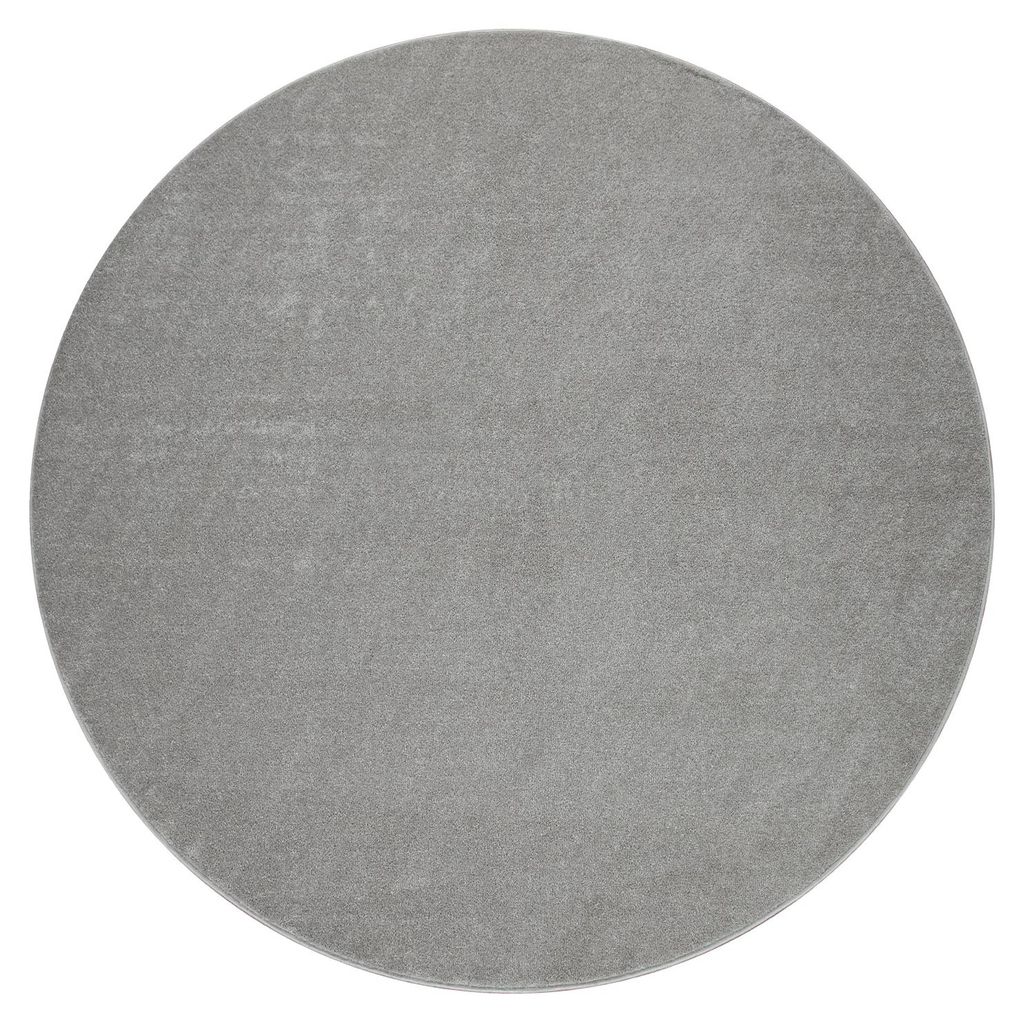 TT Home Wohnzimmer Teppich Kurzflor Unifarbendes Design Produktbild 
