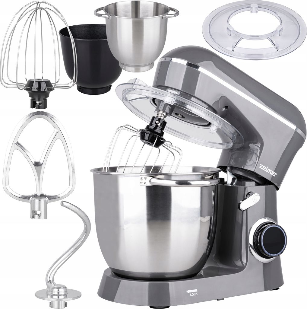 Planeten-Küchenmaschine Zelmer Multifunktionsmixer 3 Rührwerke 5L 1300W