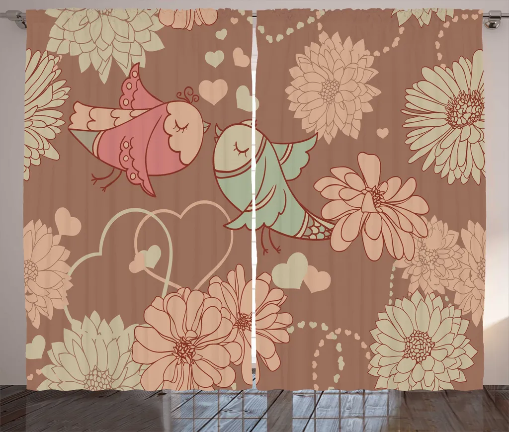 Rideaux universels pour salon et chambre décoration campagne