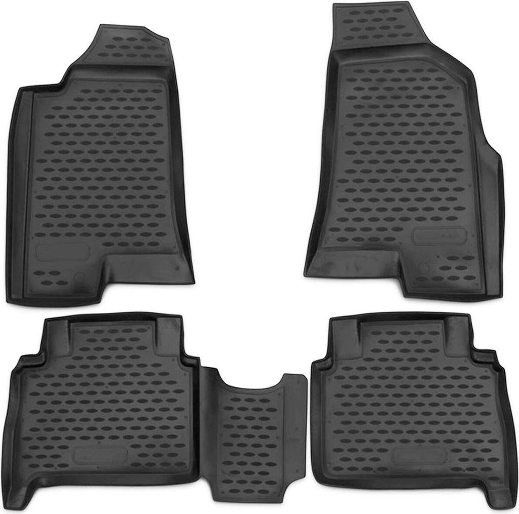 2005-2010 Hummer H3 dywaniki podłogowe TPE czarne 4 szt Zdjęcie produktu 