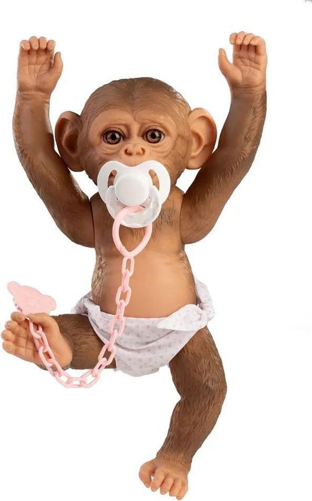 MuÑecas Guca Reborn-affe Mit Vinylkörper Durchsichtig  Produktbild 
