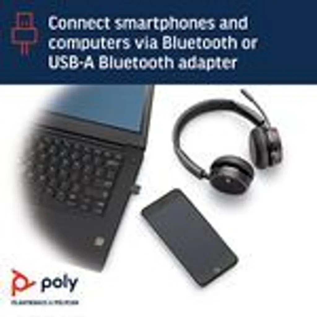 Casque POLY Voyager 4200 Office Idéal pour Open Space et Télétravail