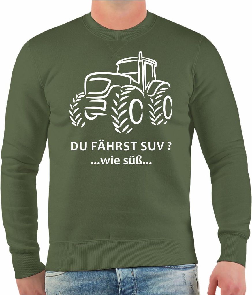 Herren Sweatshirt Du fährst SUV wie süß