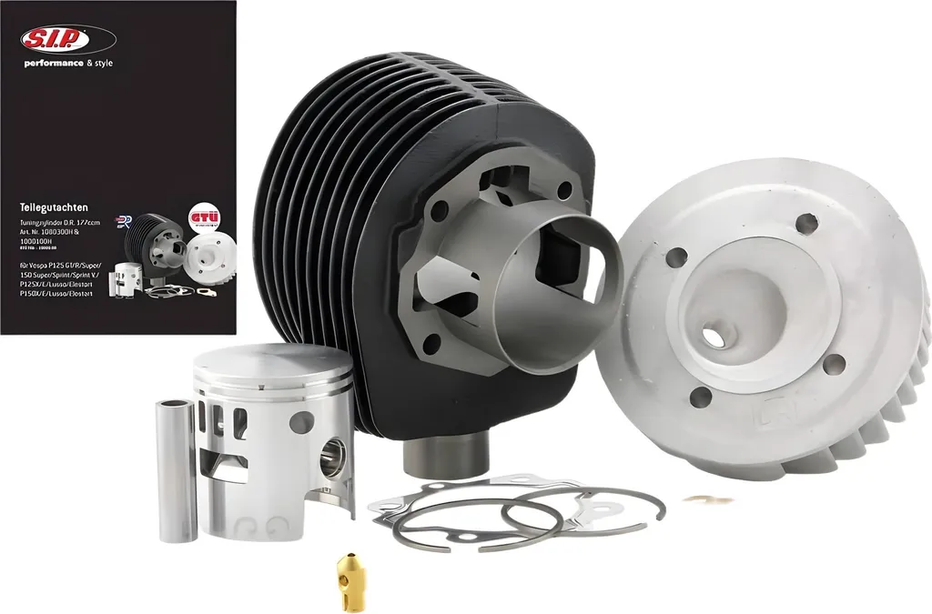 Kit moteur Vespa PX 125 pour voyage en duo SIP DR 177cm³ homologué