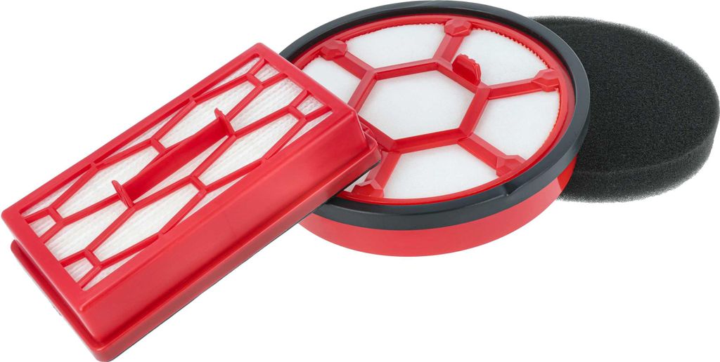 vhbw 1x HEPA-Filter, 1x Motorschutz-Filter kompatibel mit Dirt Devil Rebel 25HF, 25HFC, 35Parquet, 20, 22, 25HE, 35 Staubsauger