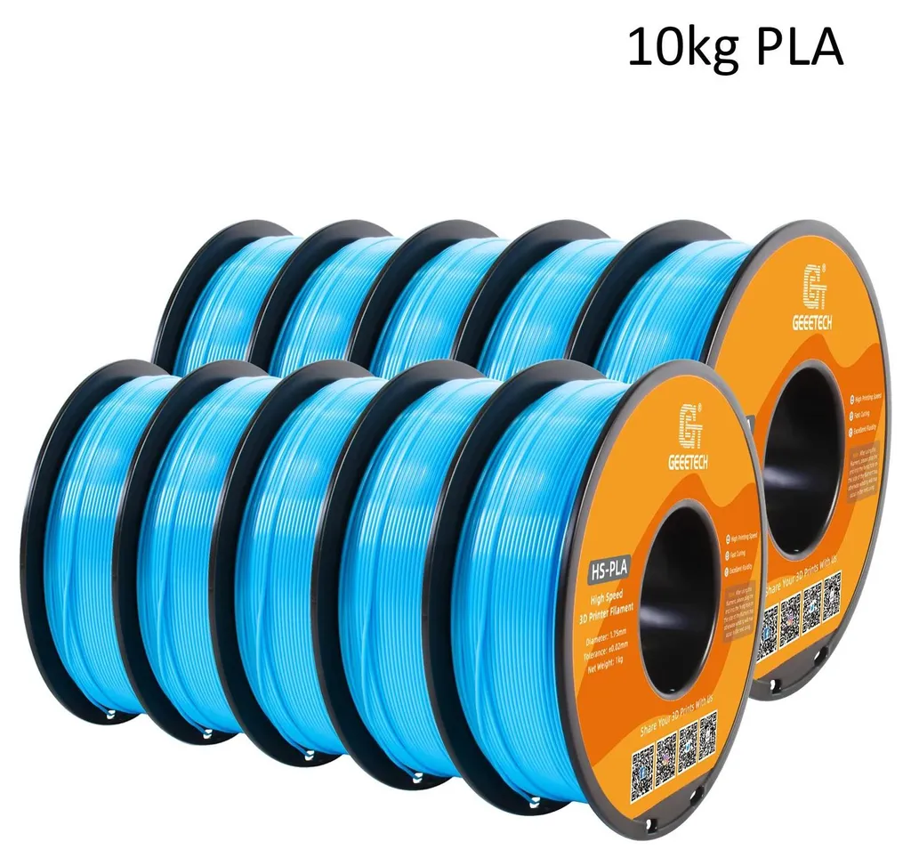 Filament PLA 1,75 mm Bleu Aquatique - Bobine 1kg Haute Qualité Pro