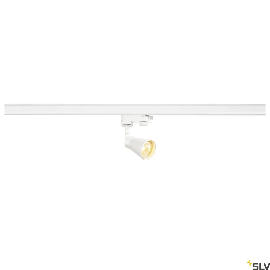 AVO Spot rail 3P blanc, GU10 50W - Solution éclairage orientable pour pro