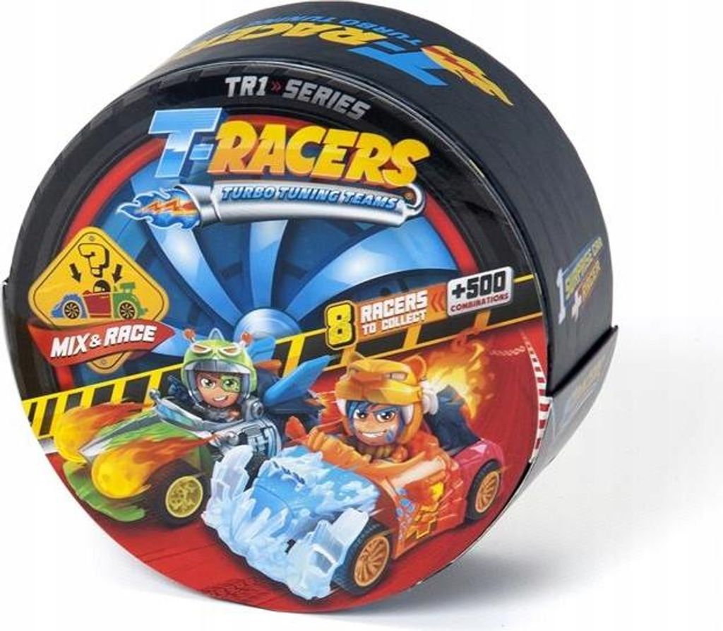 T-Racers Turbo Wheel Serie 1 Auto + Figur Produktbild 
