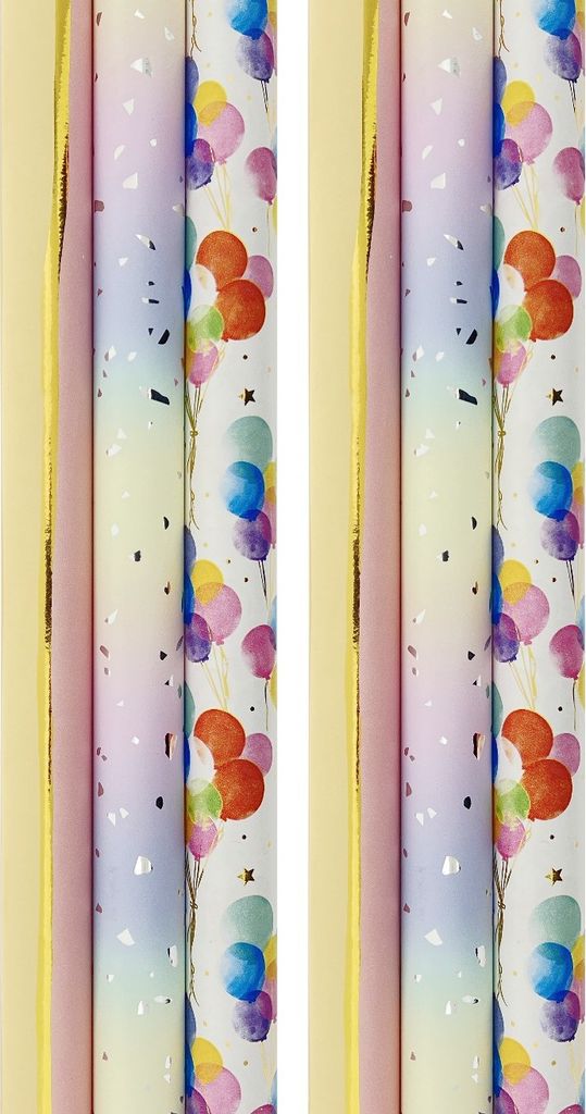 Diffuses Ombre-Geschenkpapier – Luxus-Geschenkpapier – 150 x 70 cm – 6 Rollen