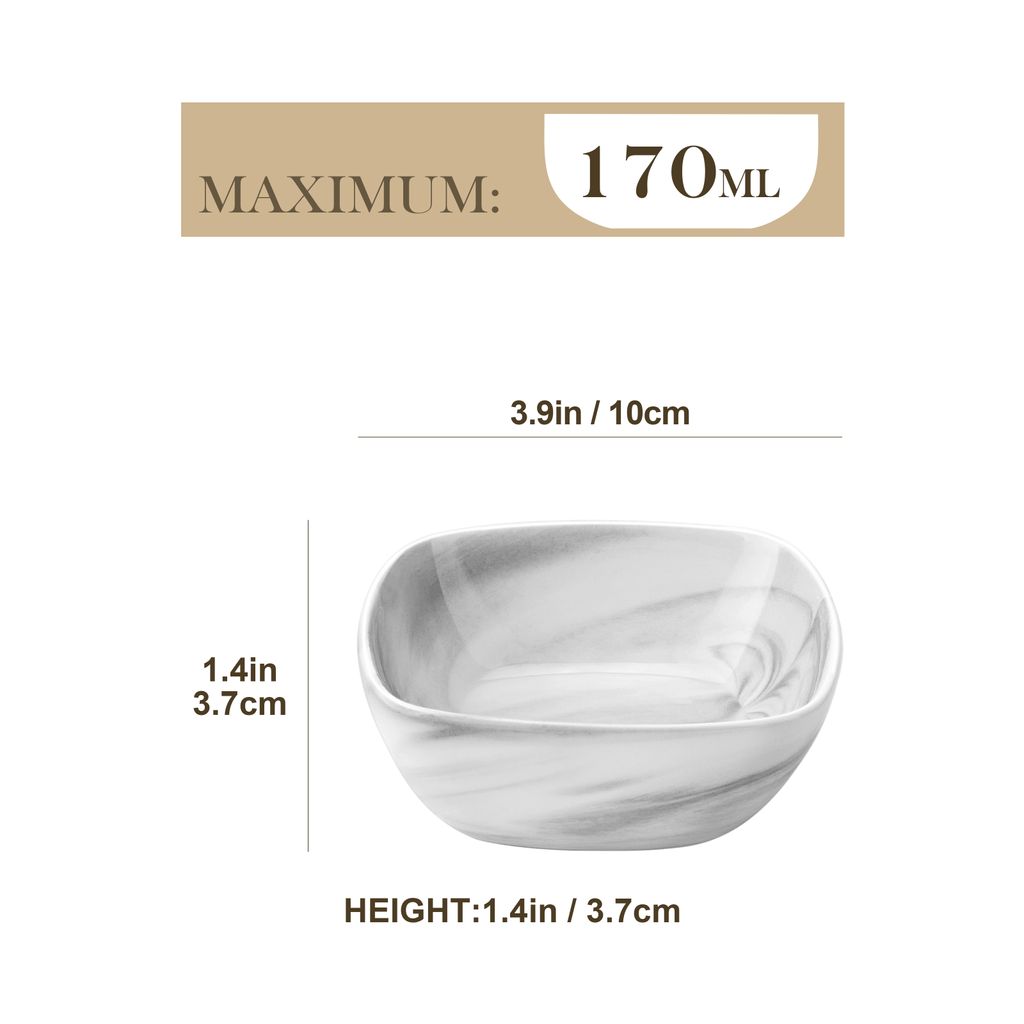 MALACASA, série Ramekin.Dish, 12 ks mramorová miska na Obrázek produktu 