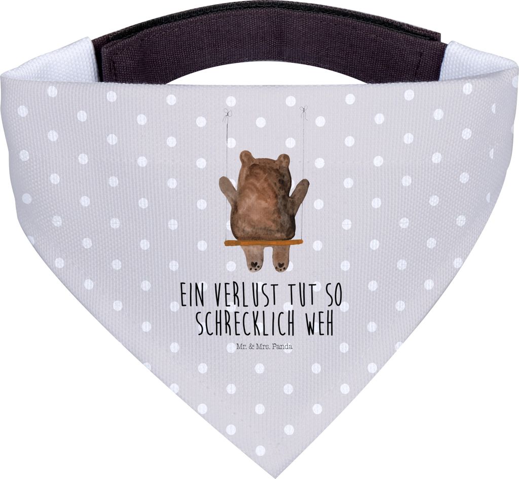 Mr. & Mrs. Panda Tuch Bär Schaukel - Grau Pastell - Produktbild 