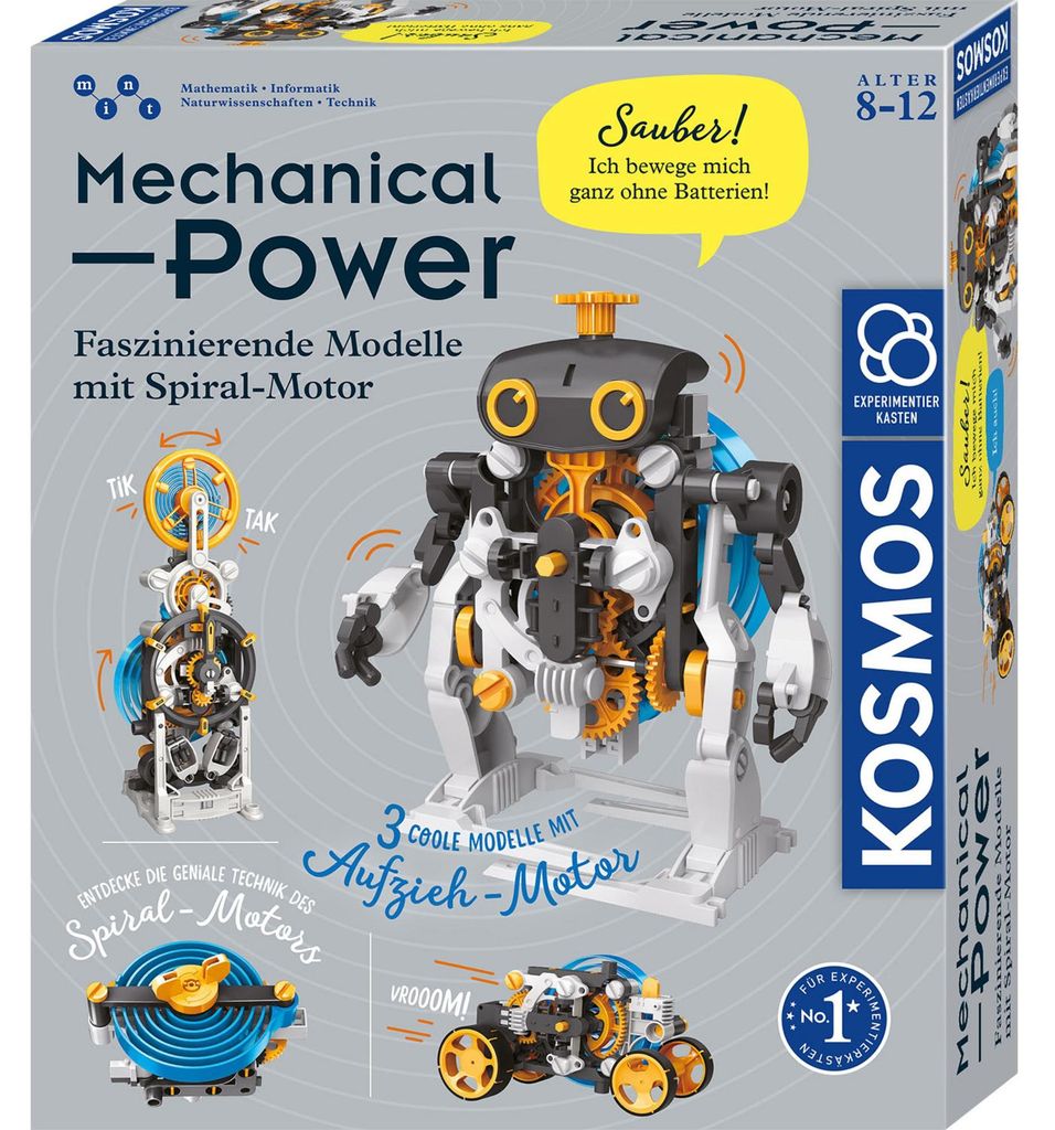 KOSMOS Mechanical Power, zestaw do eksperymentów, robot, Zdjęcie produktu 