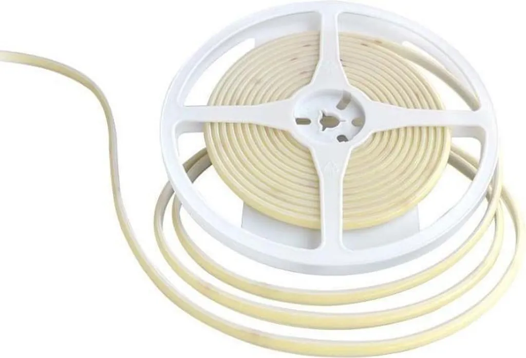Ruban LED COB Vert 24V IP67 Haute Luminosité sans Points Visibles 5m