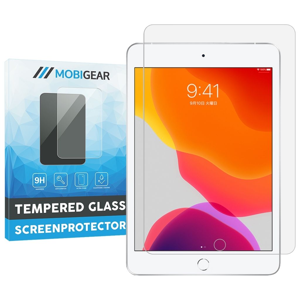 Mobigear iPad Mini 5 (2019) Panzerglas Gehärtetes Glas Displayschutz - Hüllenfreundlich