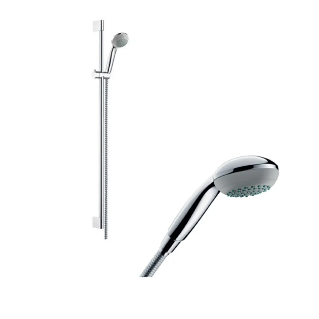 Set de douche ajustable Crometta 85 Vario chrome avec jet modulable - 8