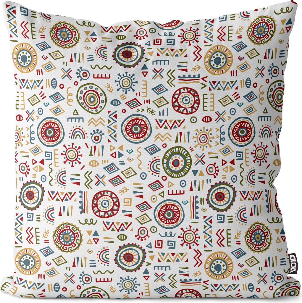 VOID Afrika Ethno Muster Inka Kissenbezug Kissenhülle sofa couch wohnzimmer dekoration wasserfest Outdoor Garten Kissen bezug deko