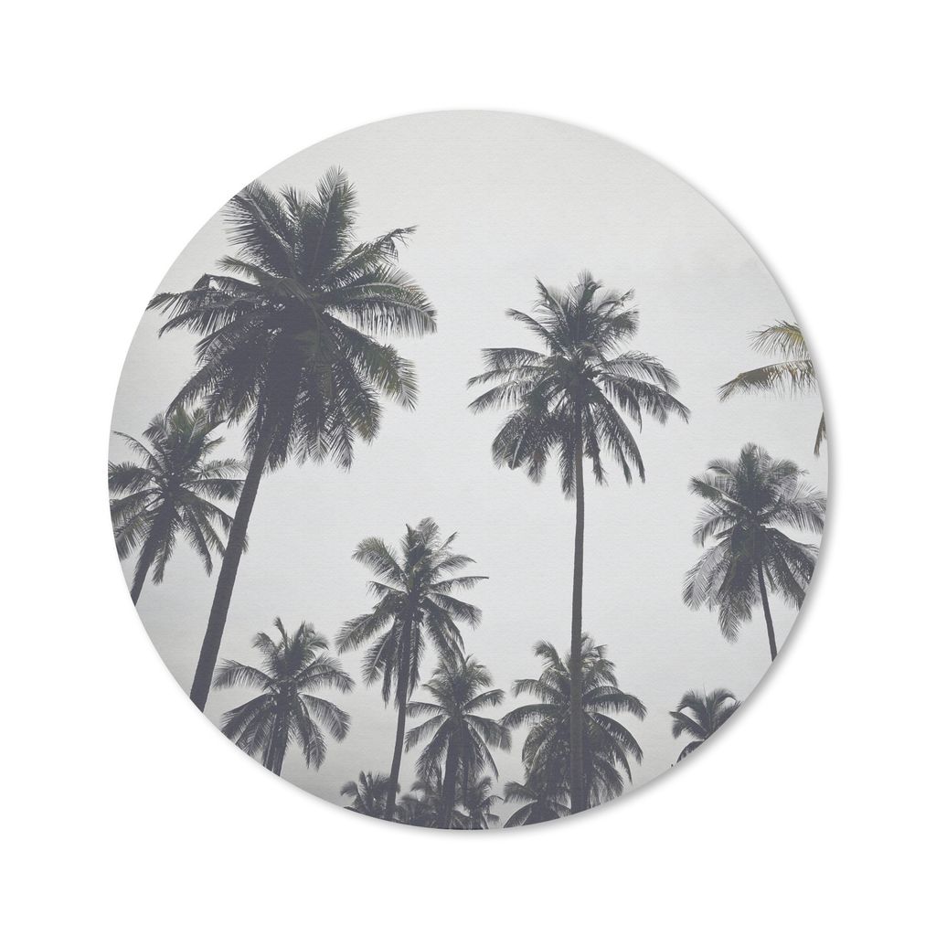 MuchoWow Mauspad Mousepad Palme - Tropisch - Natur 50x50 cm - Mousepads - Maus Mat - Pad - Mausunterlage - Vinyl