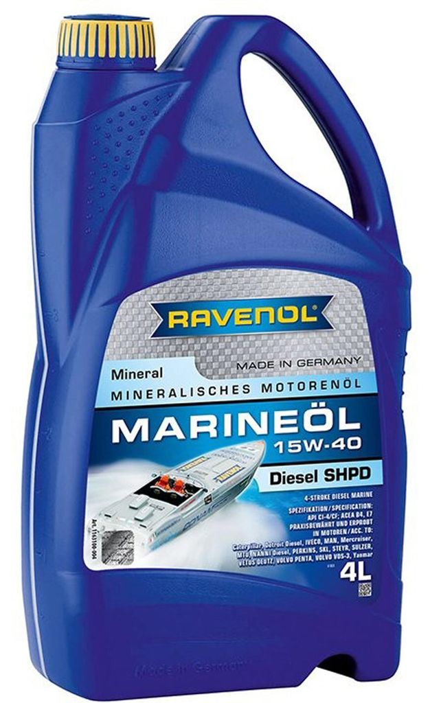 RAVENOL Diesel SHPD für 15W-40 4 Liter Motoröl Motorenöl Mineralisch VDS-3 Öl