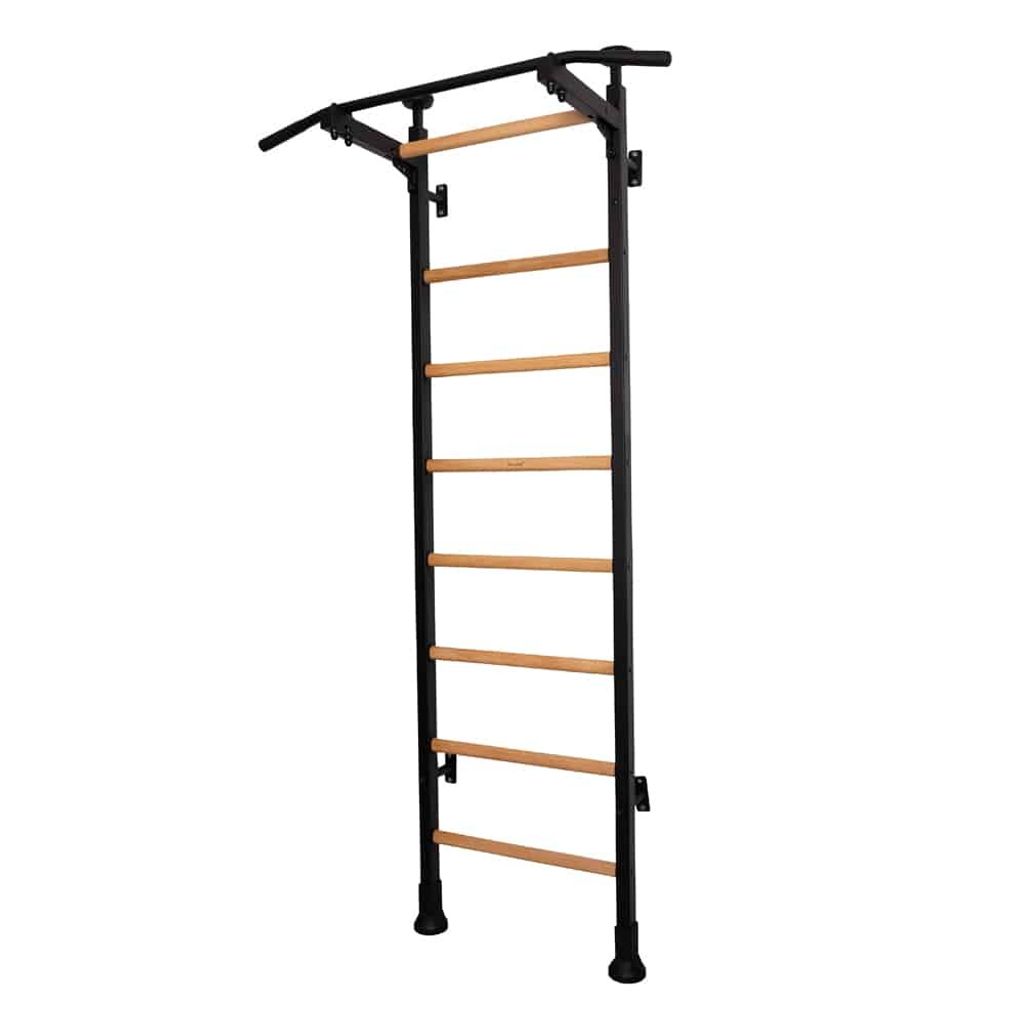 BenchK 521B, 150 kg, Wand, Schwarz, Holz, Stahl, Holz, 670 mm, 2300 mm