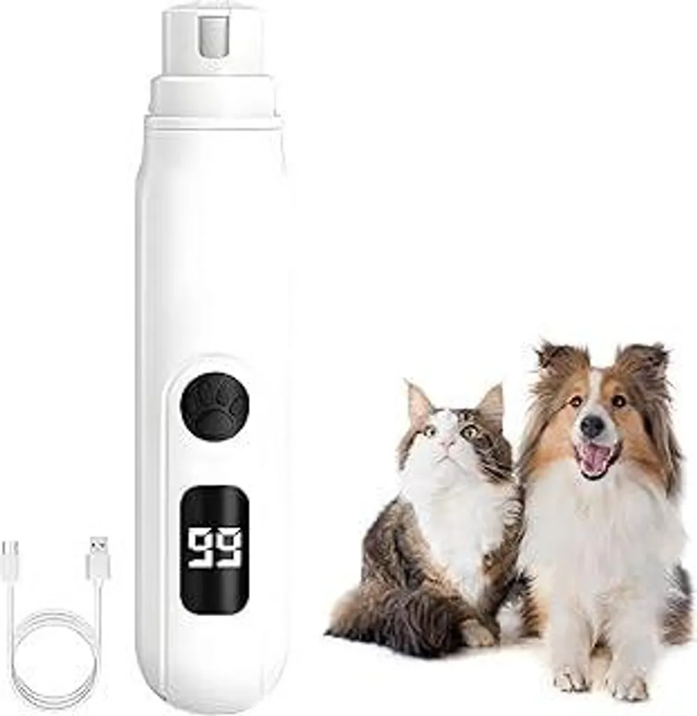 Limatrice Unghie Cani 2025: Nuovo Modello USB a 3 Velocità con LED