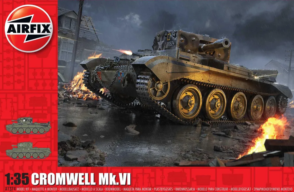 Maquette char militaire Airfix Cruiser Mk.VIII Cromwell Mk.VI 1:35