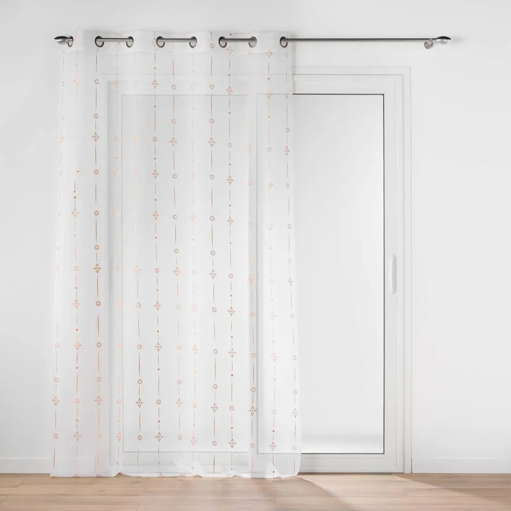 Rideau ARIANE voile 140x280 cm avec œillets pour un tombé parfait