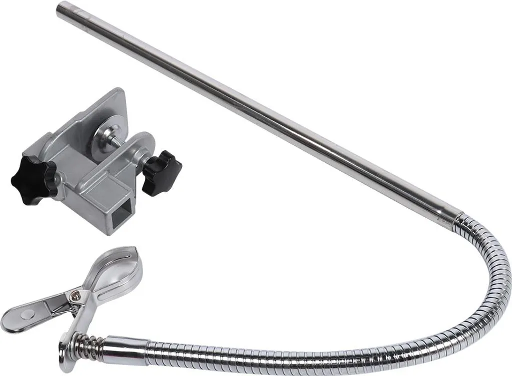 Bras de support pour sèche-cheveux animaux flexible et réglable en Inox