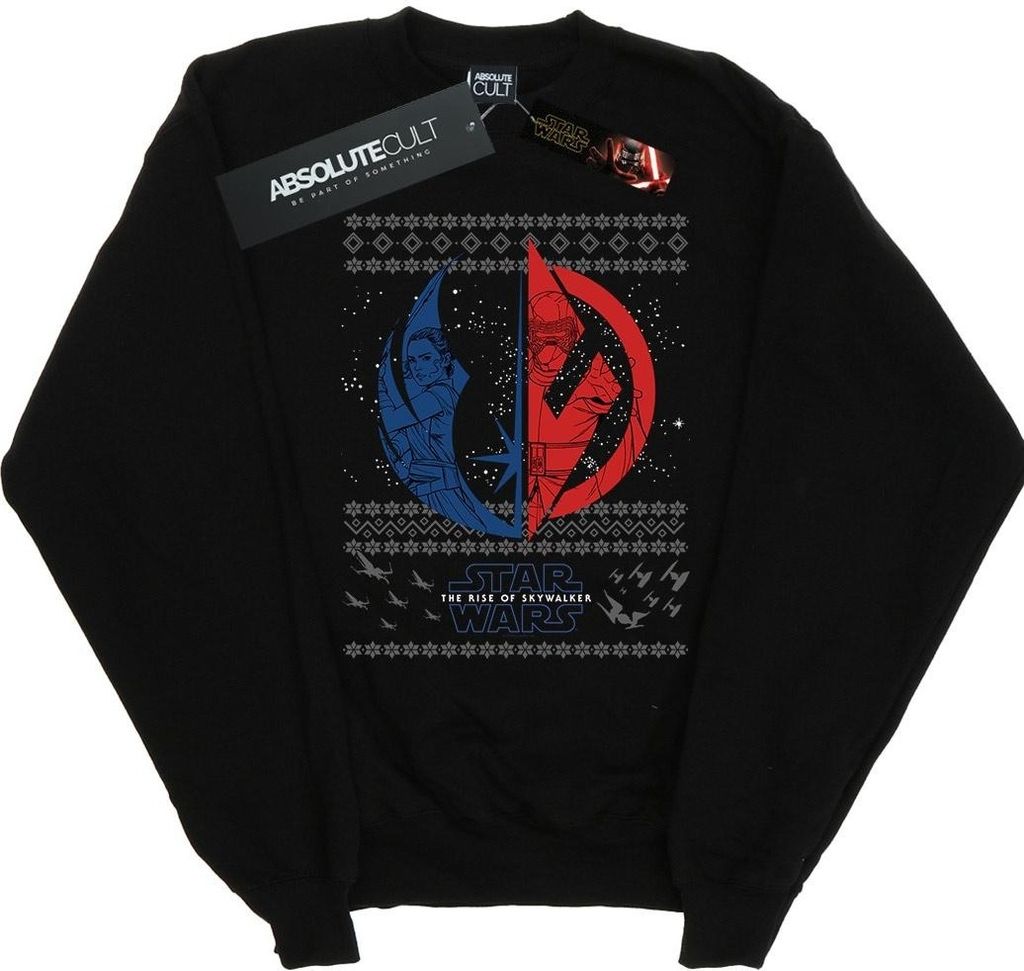 Star Wars - "The Rise Of Skywalker" Sweatshirt für Herren BI46935 (S) (Schwarz)