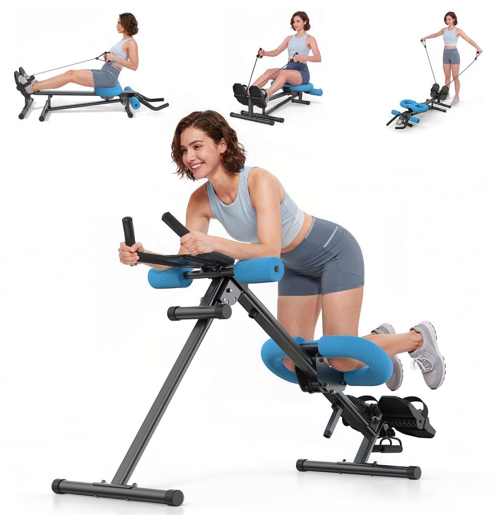 MERACH 4-in-1 Bauchtrainer Rudergerät, faltbar, 2 Produktbild 