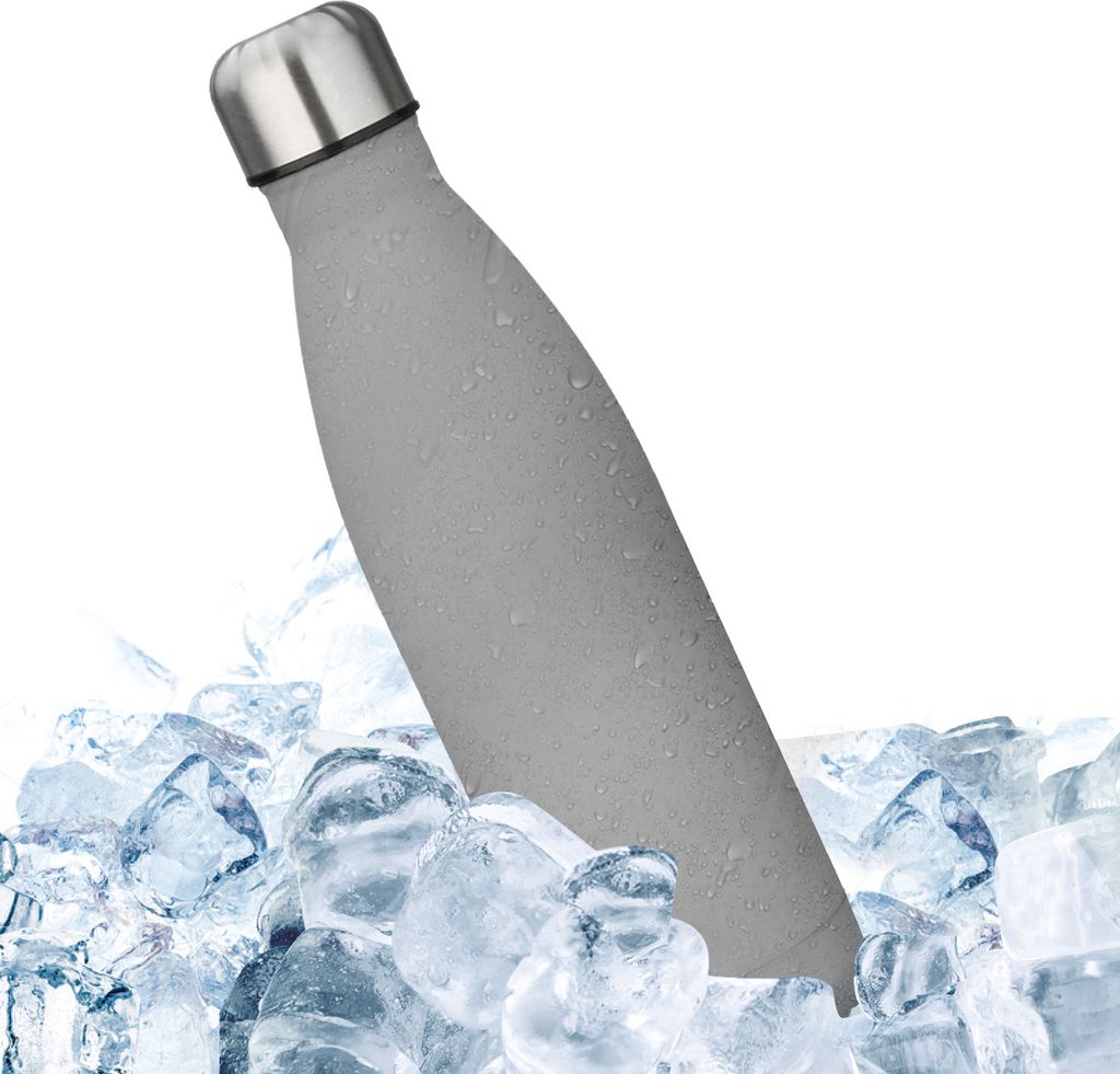 500ml Doppelwandige Edelstahl-Trinkflasche Thermoskanne Produktbild 