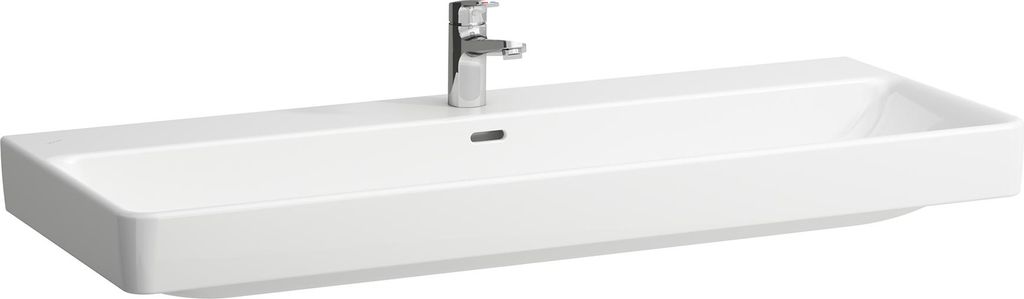 LAUFEN PRO S Waschtisch, 2 Hahnlöcher, mit Überlauf, 1200x460mm, H8149654001071