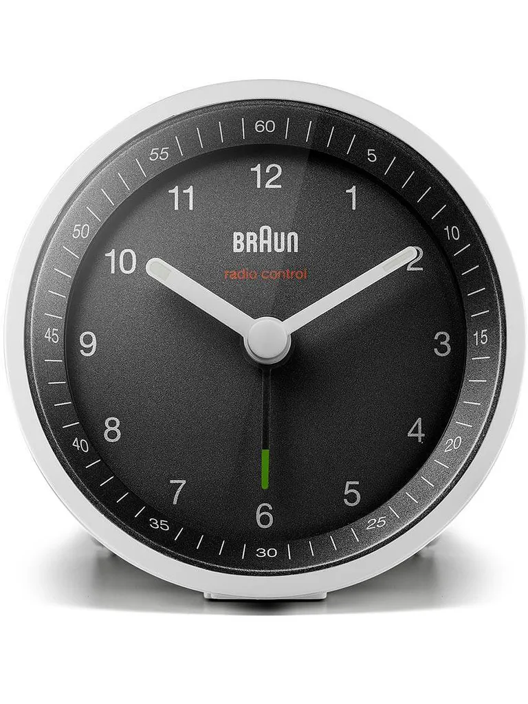 Réveil de Table Braun BC07WB-DCF Idéal pour Bureau et Voyage Silencieux